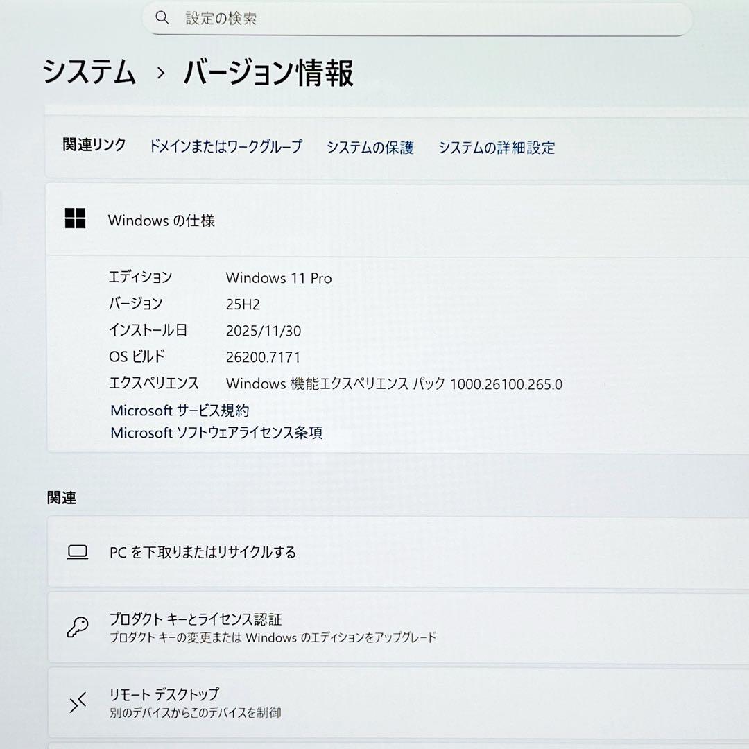 Windowsタブレット本体 Surface Pro6 intel core i5-8350U