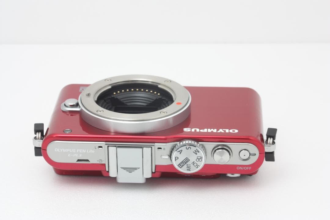 オリンパス OLYMPUS PEN E-PL3 ボディ レッド #350c