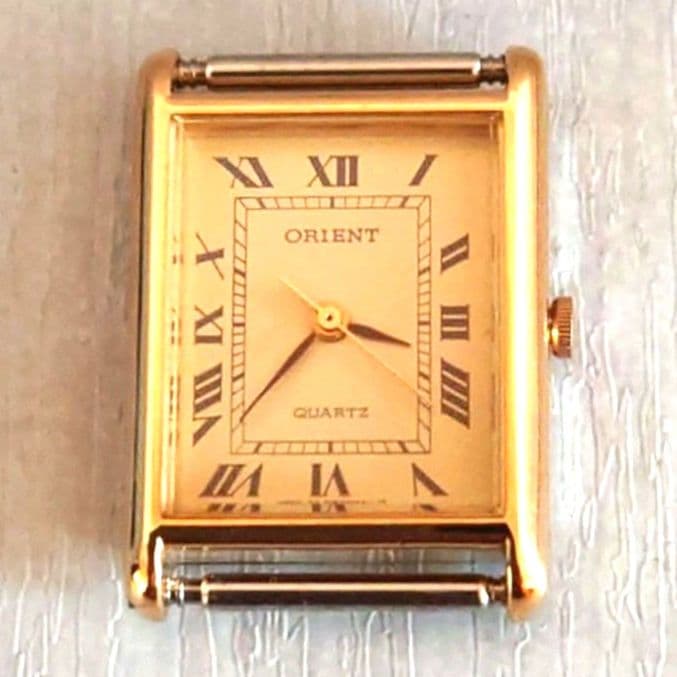 ORIENT オリエントクォーツ ジェミニスター 当時物 本体と純正尾錠