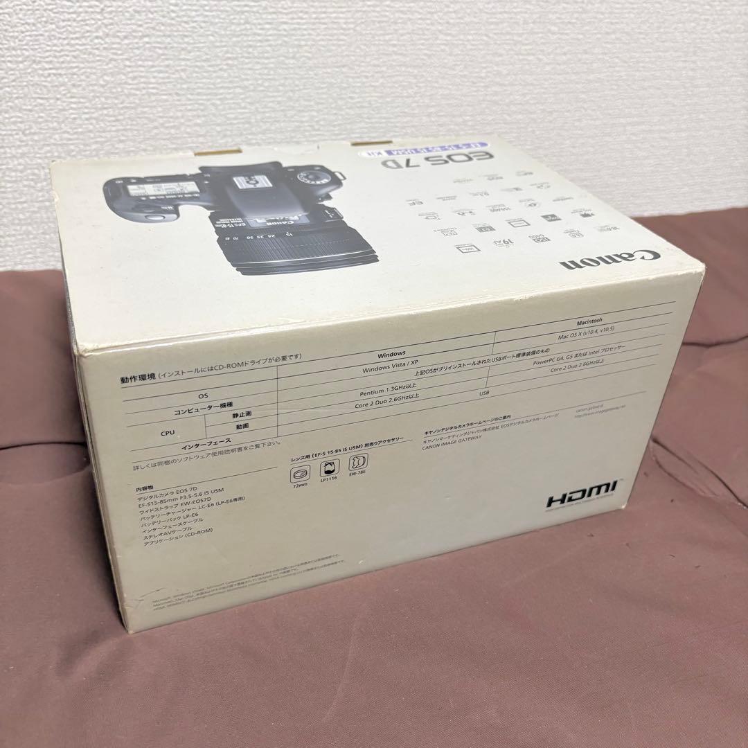 Canon EOS 7D★ボディ★BG-E7付★動作良好★デジタル一眼レフカメラ