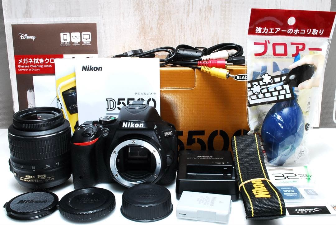 ✨Wi-Fi搭載機✨付属品多数✨すぐ使えるセット✨　NikonD5500