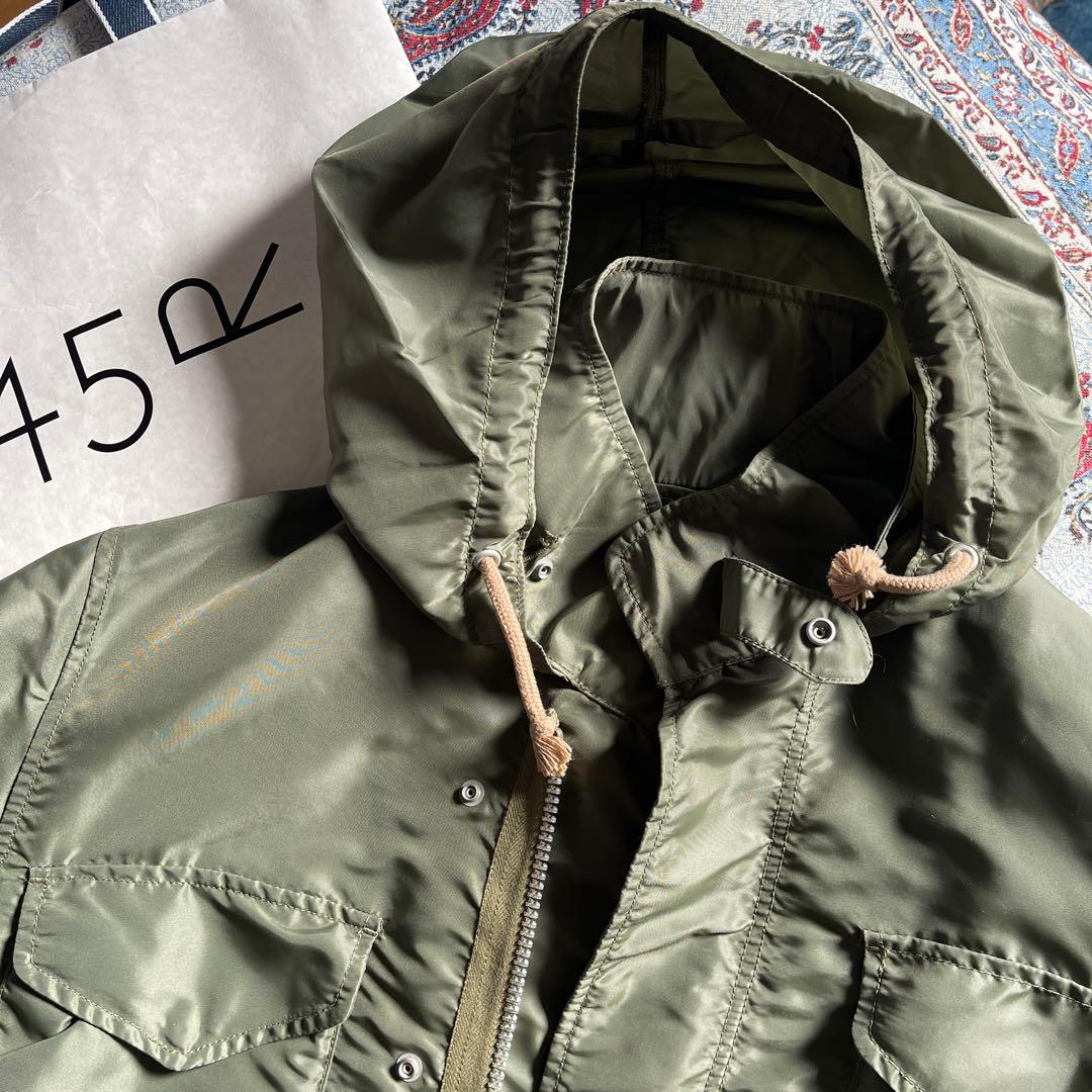 45R ナイロンオックス908ミリタリーブルゾン／ショートコート　春秋