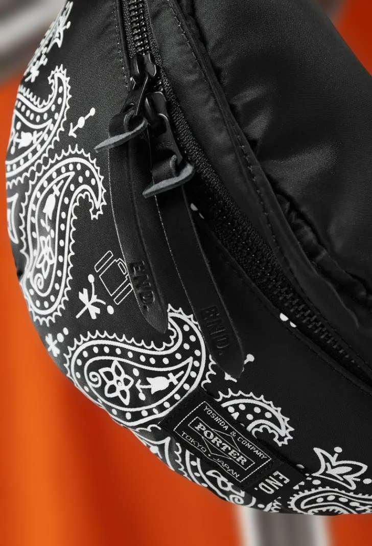 PORTER x END バンダナ柄 ウエストバッグ　日本未発売　レア
