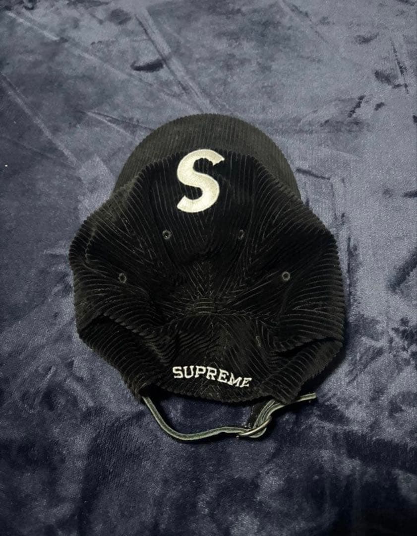 帽子 supreme 23AW Corduroy S logo 6 Panel