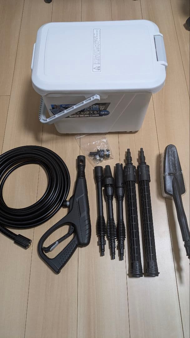 アイリスオーヤマ　タンク式高圧洗浄機 SBT-512N　デッキブラシ付