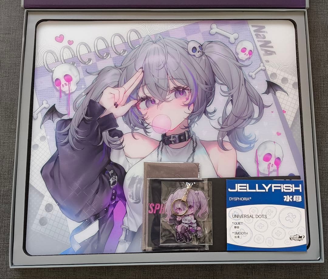 も*様 DYSPHORIA NaNA ガラスマウスパッド