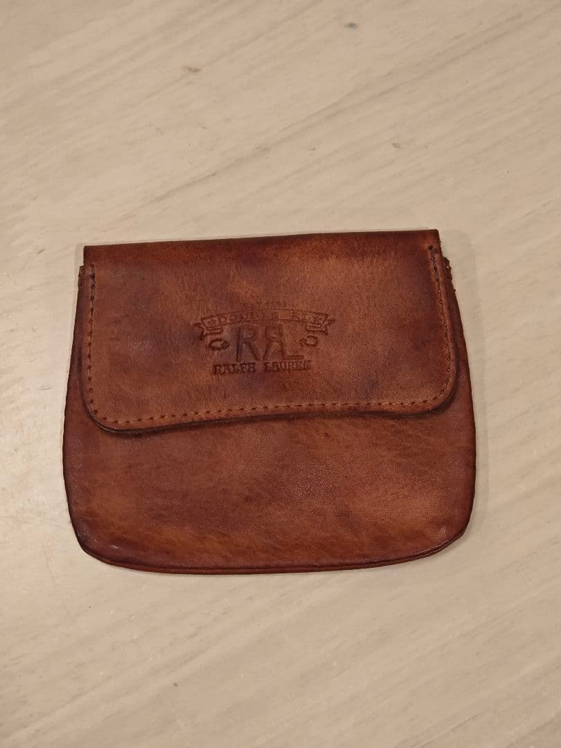 新品未使用　RRL レザー ケース　ブラウン