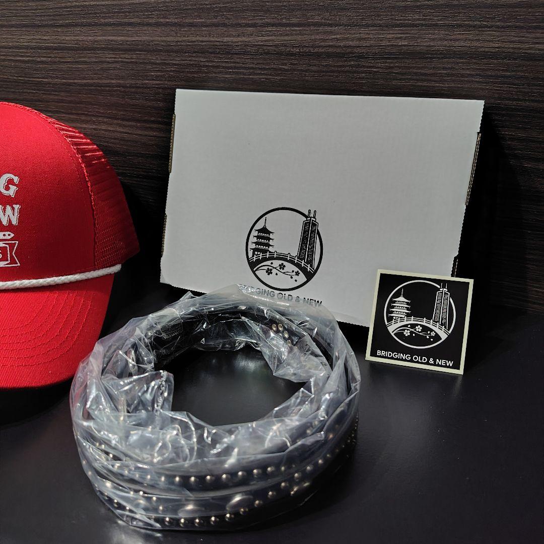 アイ黒■本革レザーフルスタッズナローベルト☆アメカジ古着ヴィンテージキムタク