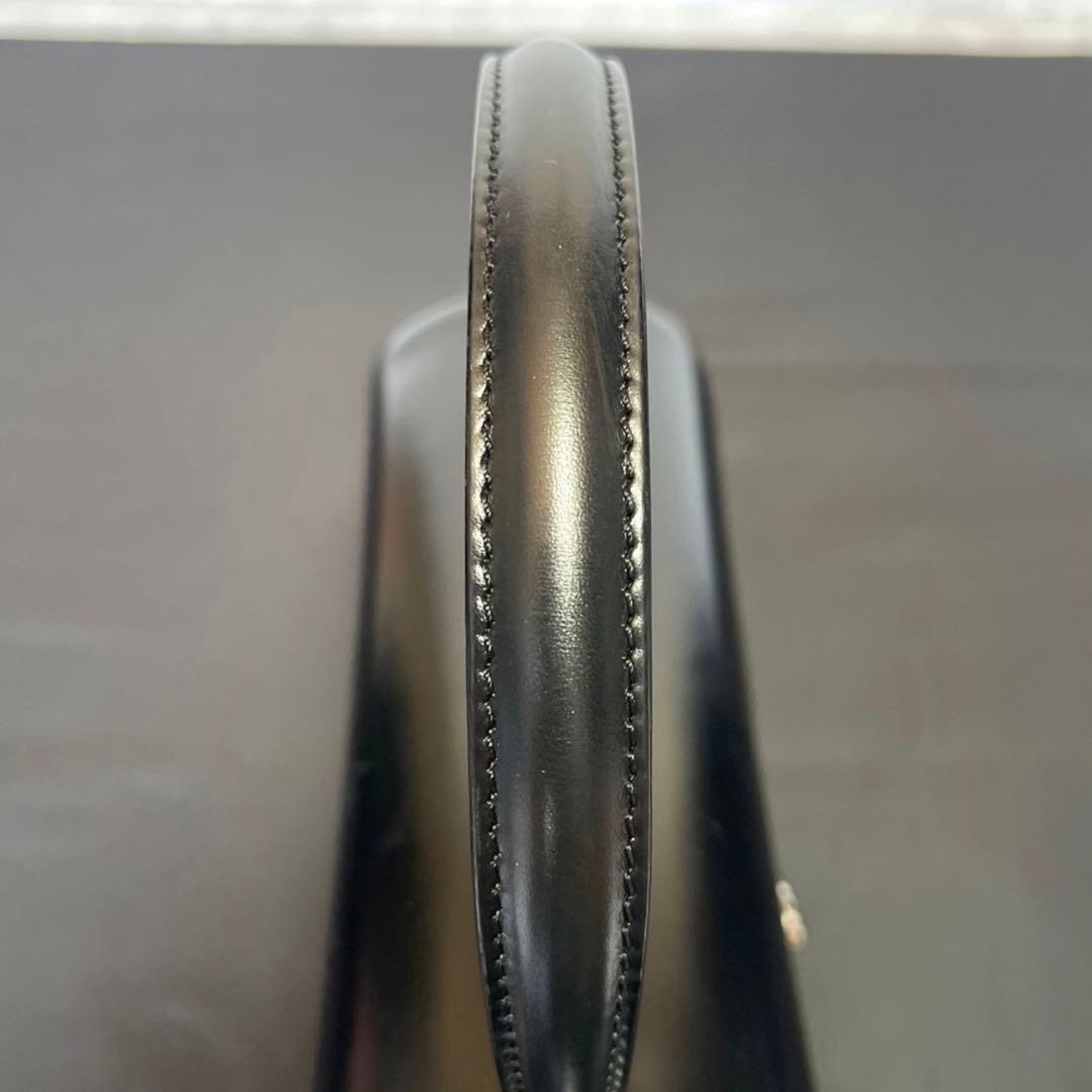 j*n様 WAKO ワコウ 銀座和光 カーフレザー ゴールド金具 ブラック ハン