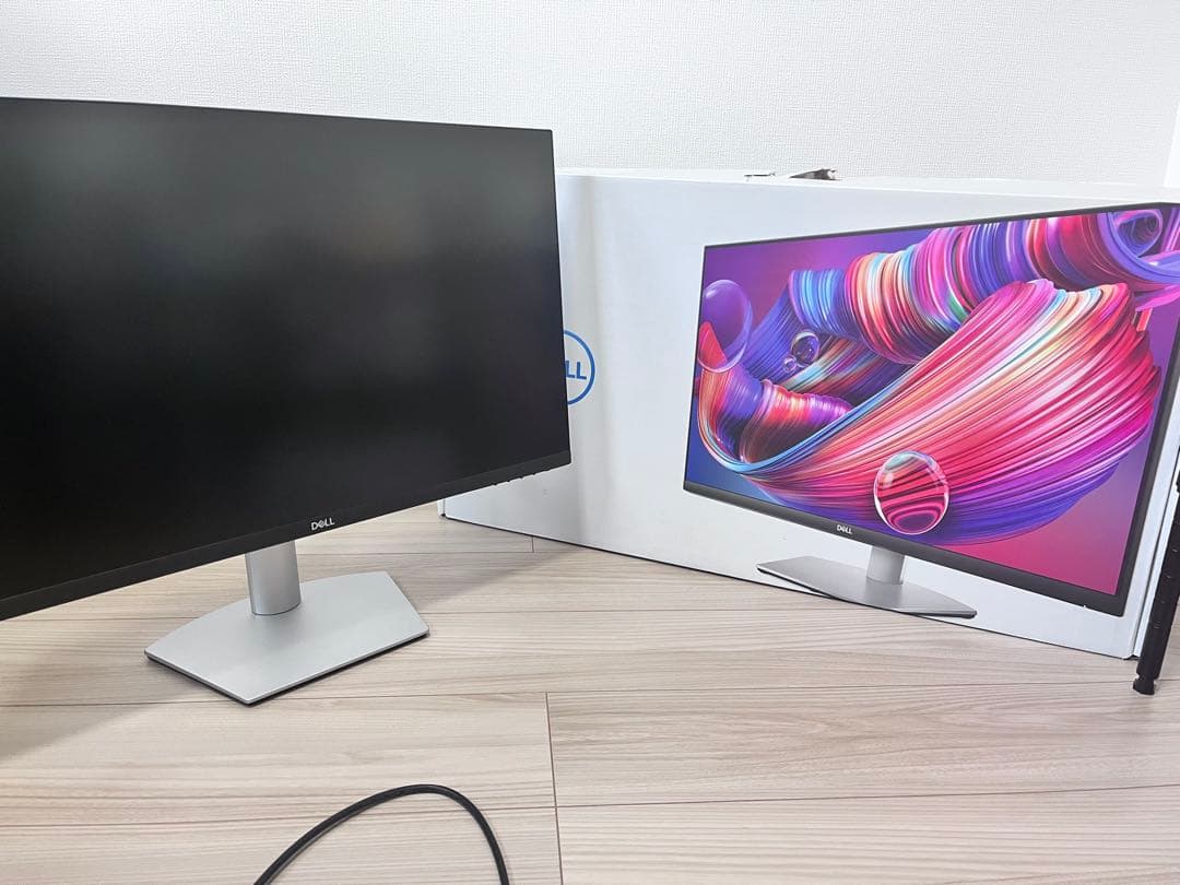 【美品・箱あり】Dell S2722QC 27インチ 4K モニター USB-C