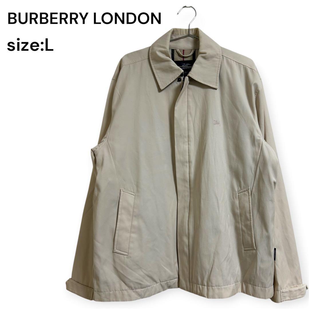【BURBERRY LONDON 】ノバチェック ドリズラー スイングトップ L