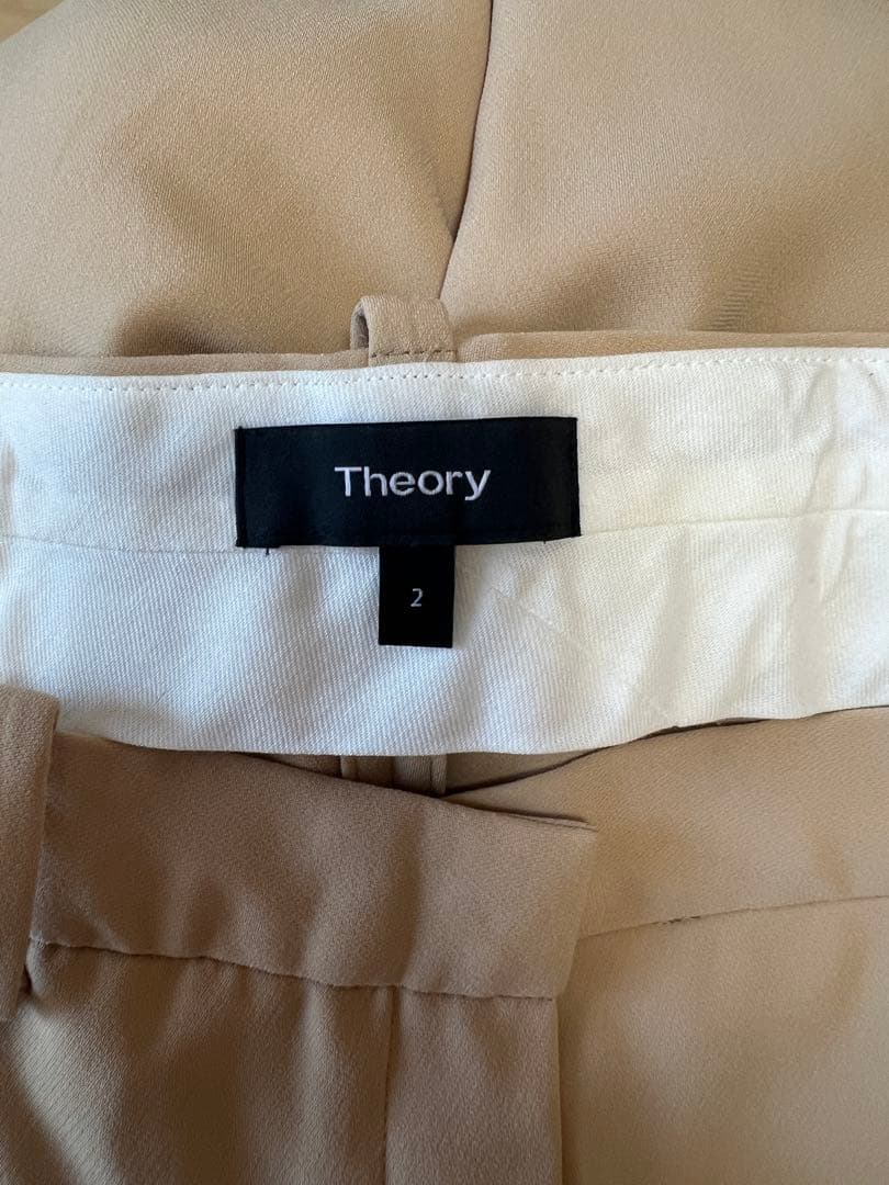 【美品】Theory ベージュ パンツスーツ上下