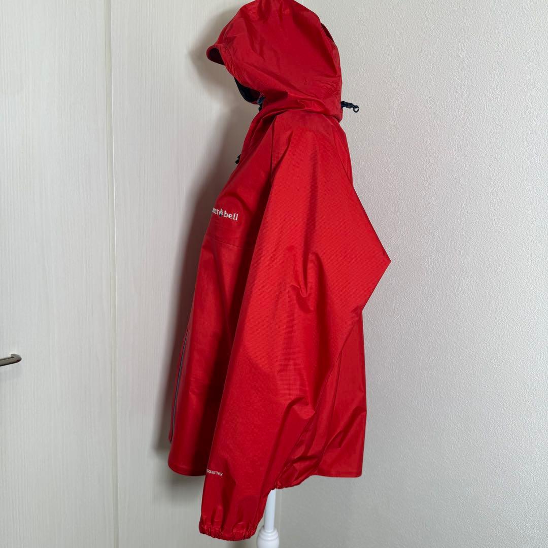 mont-bell ゴアテックス ストームクルーザー L-W 赤 1128615