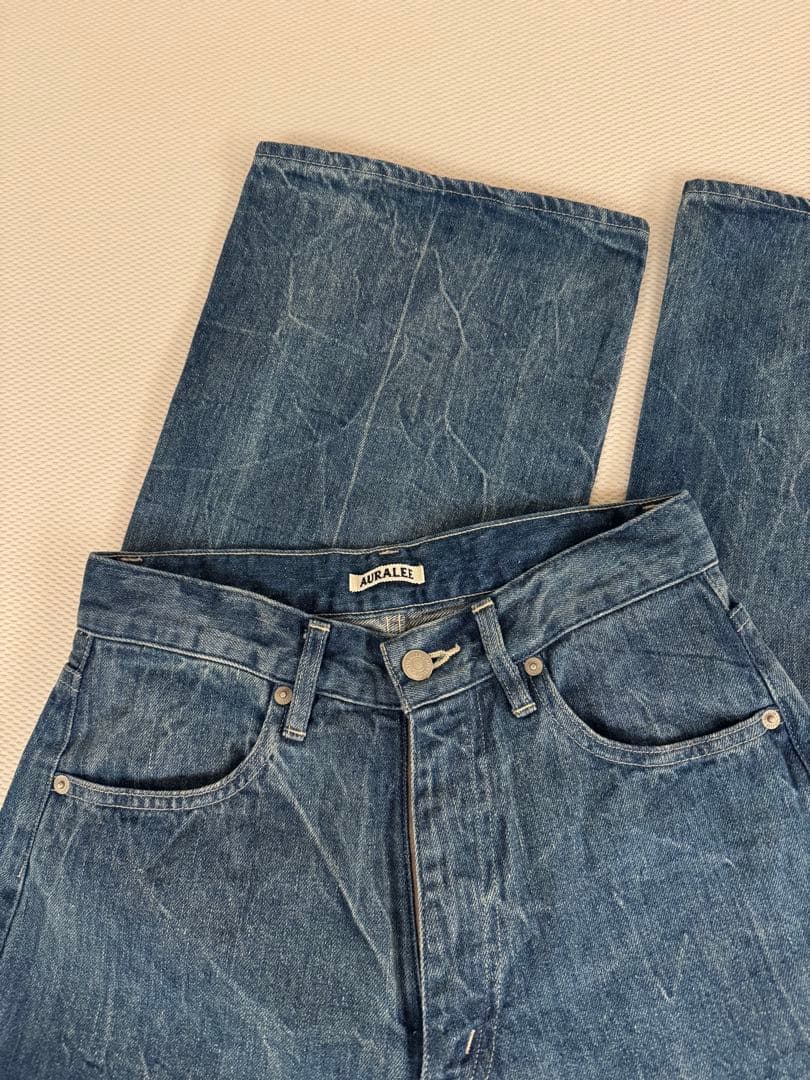 パンツ 23SS SELVEDGE FADED LIGHT DENIM PANTS 0