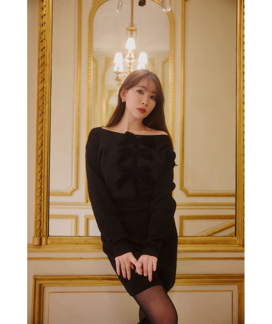 herlipto Simone Knit Mini Dress 試着のみタグ付き