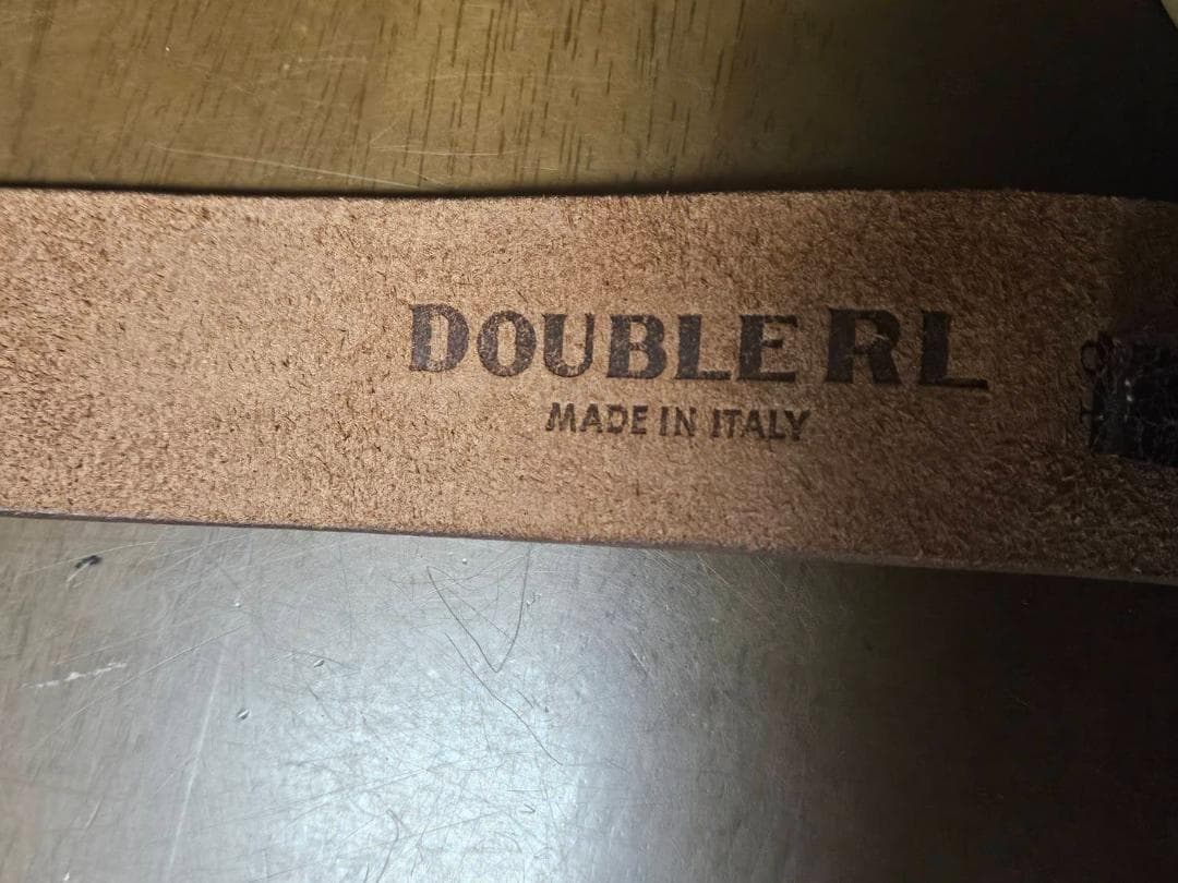 【新品未使用】DOUBLE RL本牛革アメリカンヴィンテージ仕上げ107cm