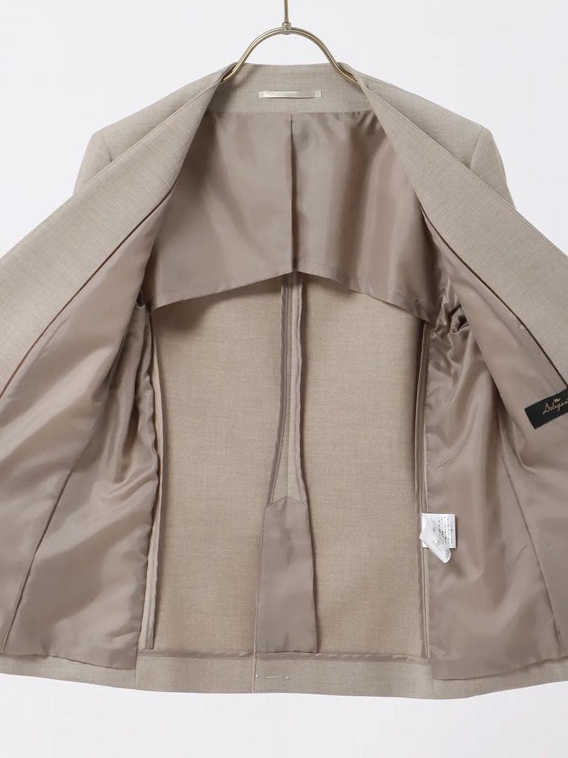 ★美品★スーツスクエア上下セット　Vカラージャケット／パンツDELEGANT