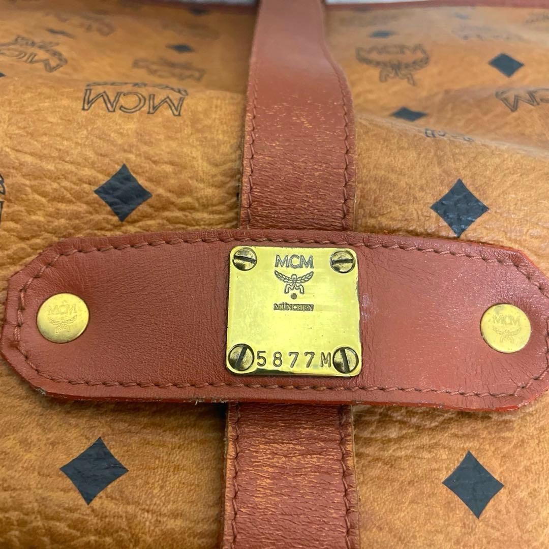 MCM ソミュール　コニャック　ショルダーバッグ　ヴィセトス柄