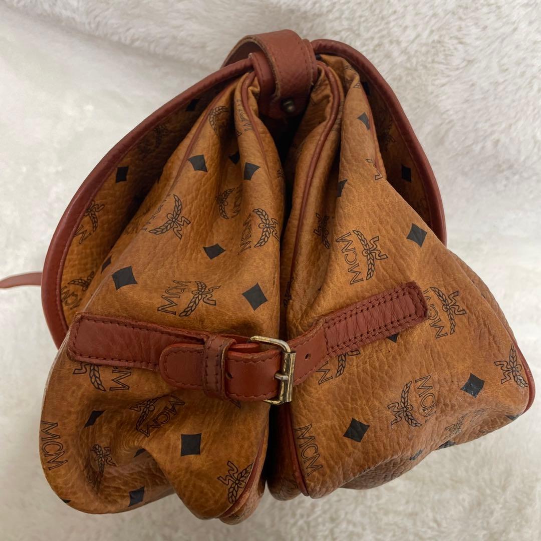 MCM ソミュール　コニャック　ショルダーバッグ　ヴィセトス柄