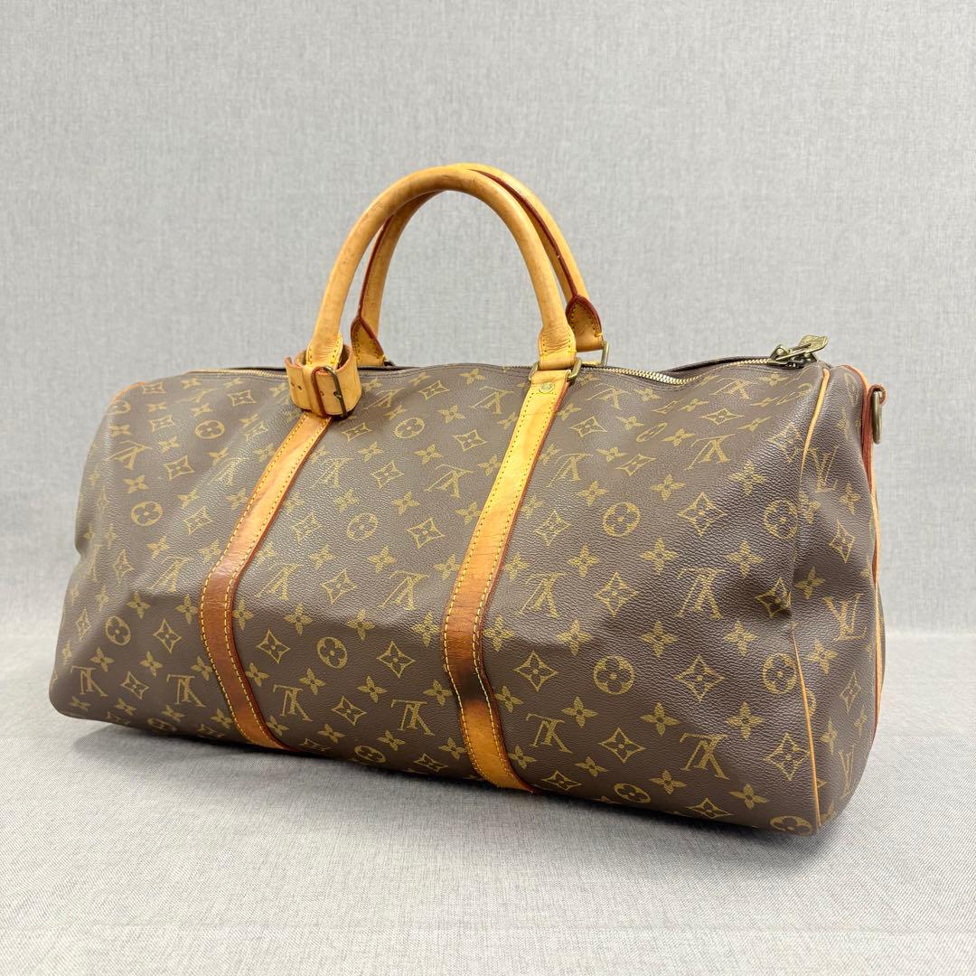 LOUISVUITTON ルイヴィトン ボストンバッグ モノグラム キーポル50