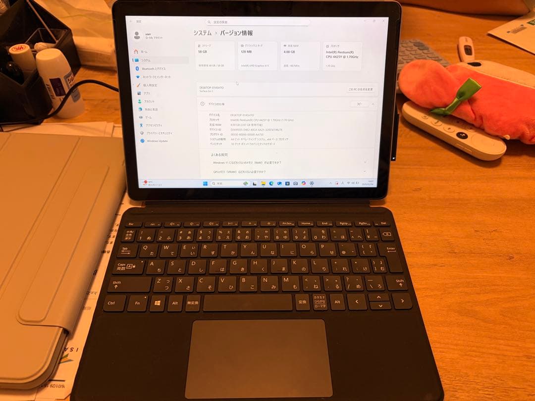 Windowsタブレット本体 Microsoft Surface Go 2 64gb