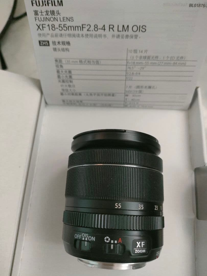 レンズ(ズーム) Fujinon XF18-55mm F2.8-4 R LM OIS