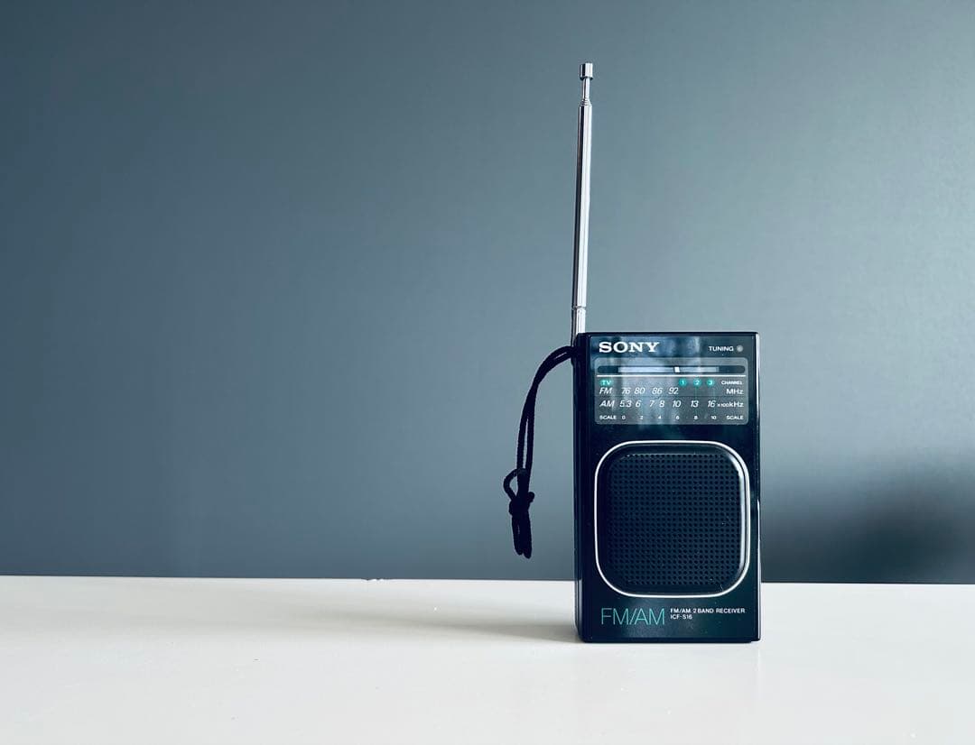 SONY ICF-S16ポータブルラジオ FM/AM