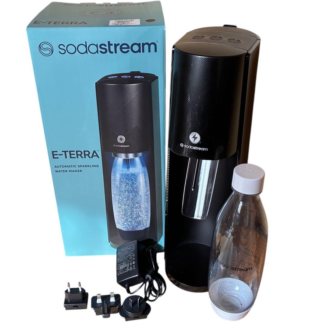 ソーダストリーム E-TERRA（イーテラ） 電動 炭酸水メーカー ブラック