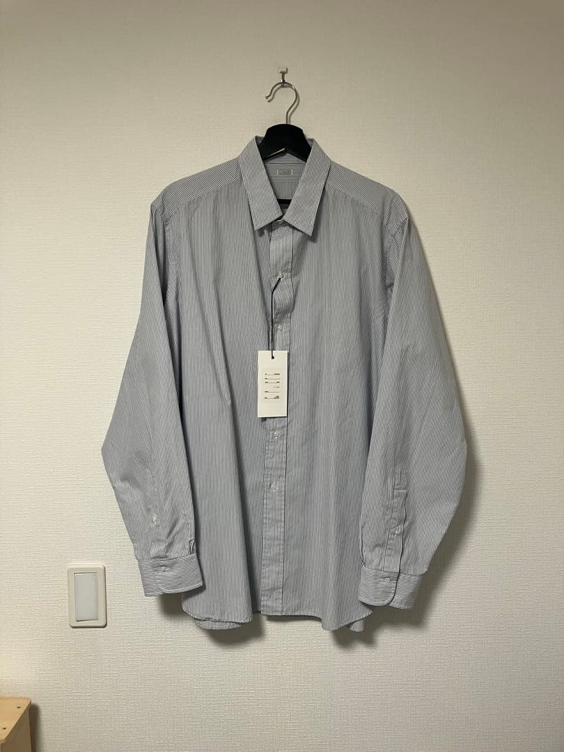 トップス A.PRESSE Regular Collar Shirt 4 stripe