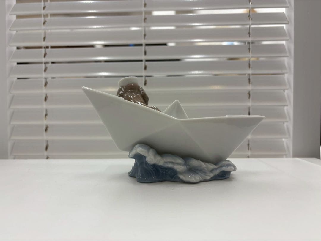 LLADRO リヤドロ 人形 お船に乗って 置物 フィギュリン 美品 to01