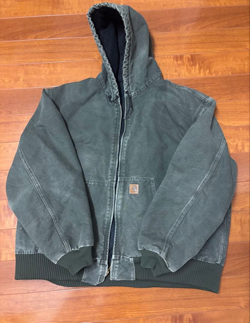 Carhartt アクティブジャケット　オリーブグリーン