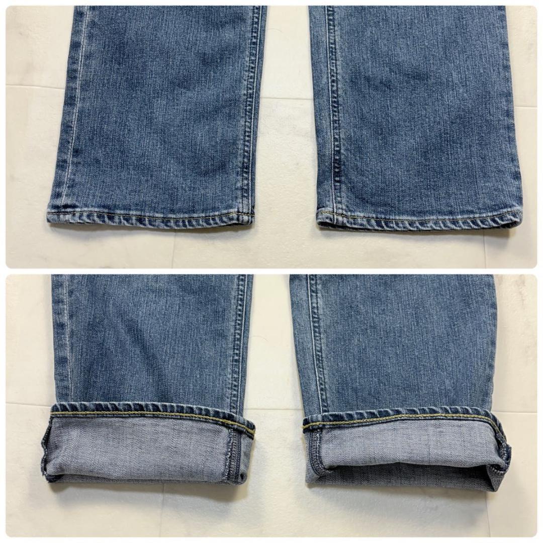 ヤヌーク　LEA ボーイズルーズ　ストレートデニムパンツ　24 ルーズ　レア