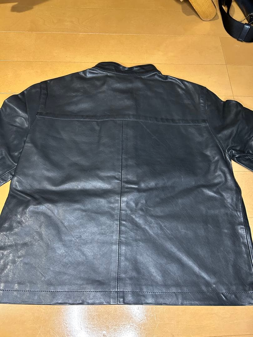 90s' France製 A.P.C. Lamb leather shirts