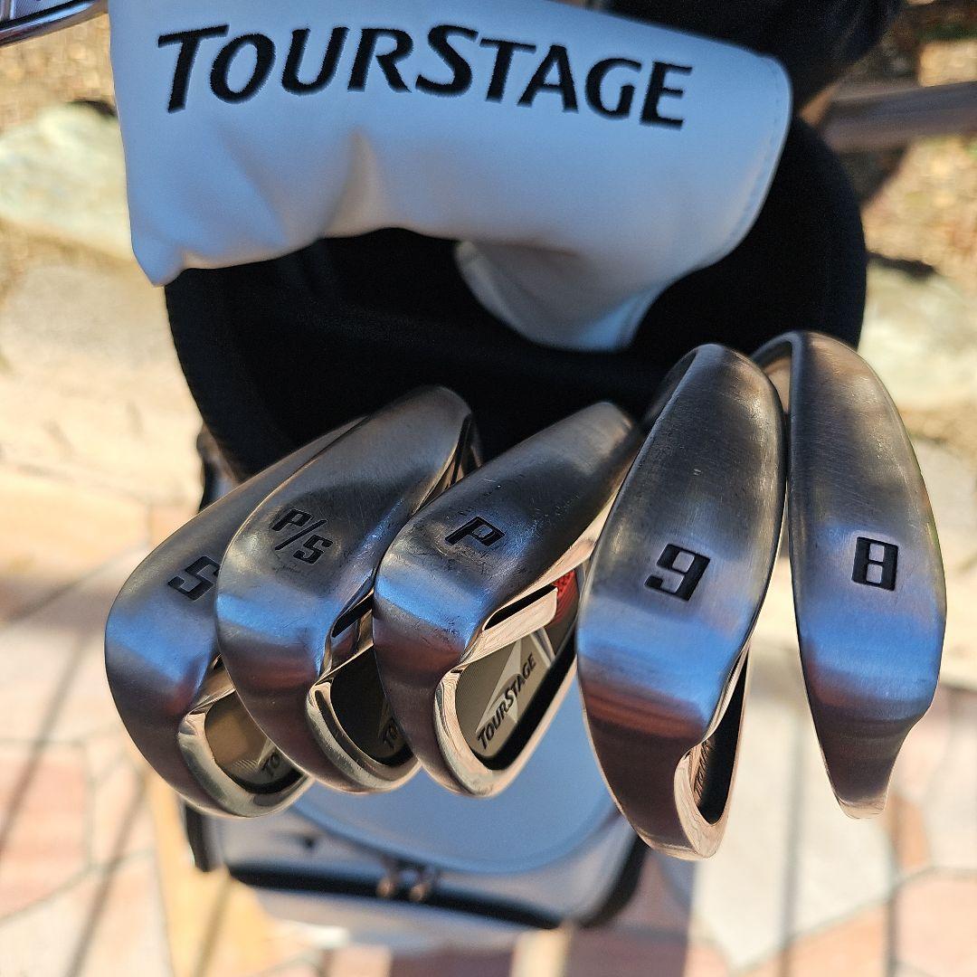 TOURSTAGE キャディバッグ ホワイト