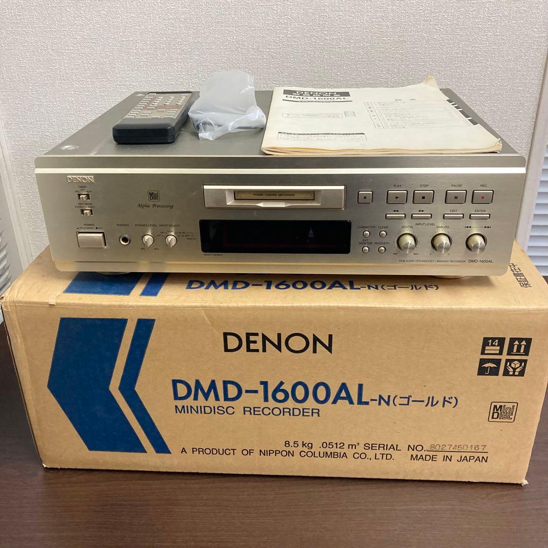 【希少・箱付き】DENON DMD-1600AL MDデッキ