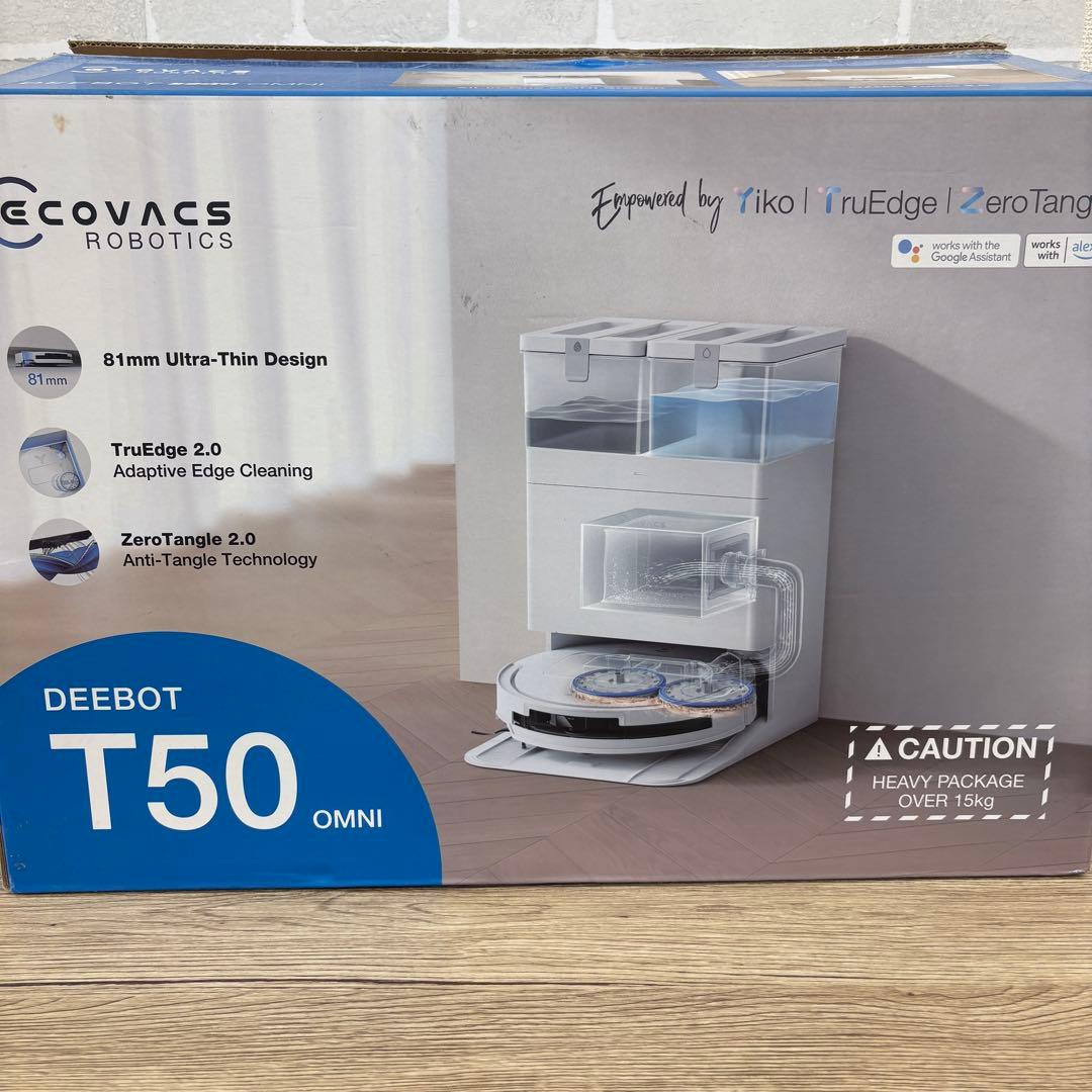 【未使用品】ECOVACS DEEBOT T50 OMNIロボット掃除機