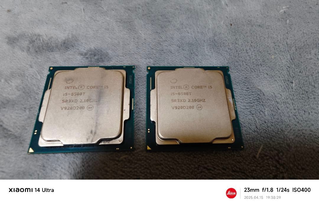 m*o様 Intel Core i5-8500T SR3XD 2個セット