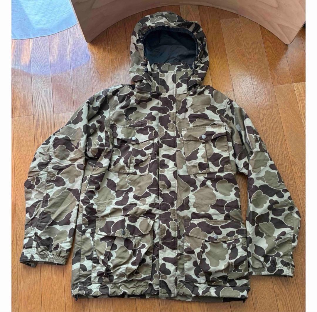 Columbia 迷彩 マウンテンパーカー　ダックカモ　XL