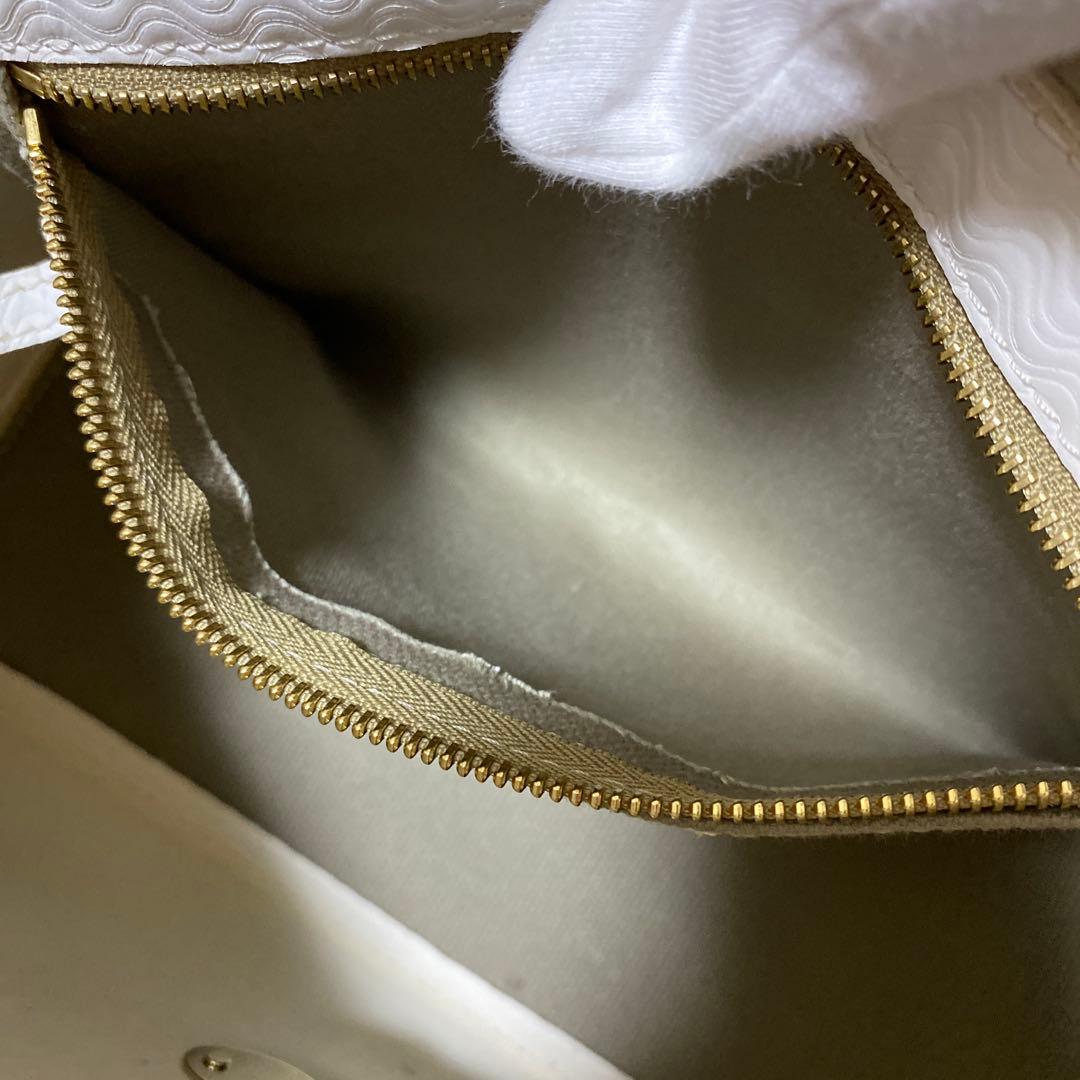 ザネラート ポスティーナ レザー ターンロック ハンドバッグ 2WAY 美品