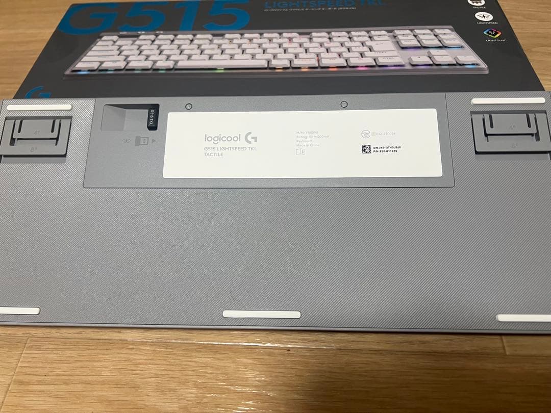 ロジクール G515 LIGHTSPEED TKL ホワイト