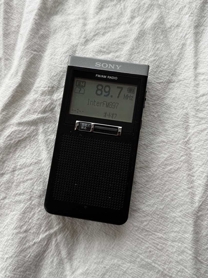 ソニーSONY【シンセサイザーラジオ SRF-T355】