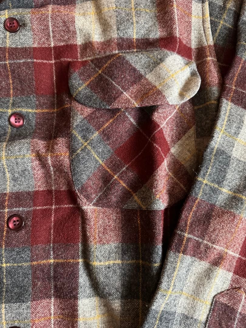 ペンドルトン　70年代チェックシャツ　ボード　キムタク　ビンテージ　ビッグマック