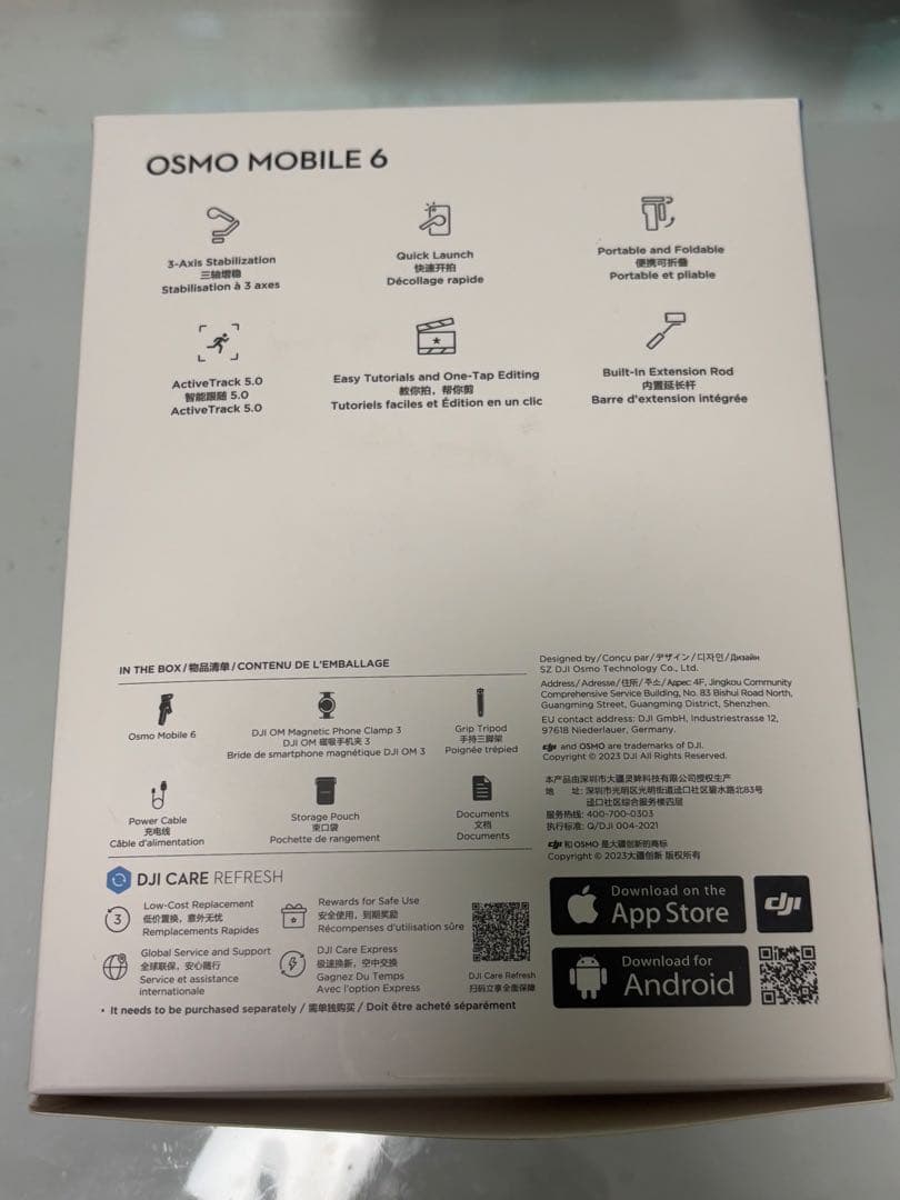 【美品】DJI OSMO MOBILE 6 スマートフォンスタビライザー