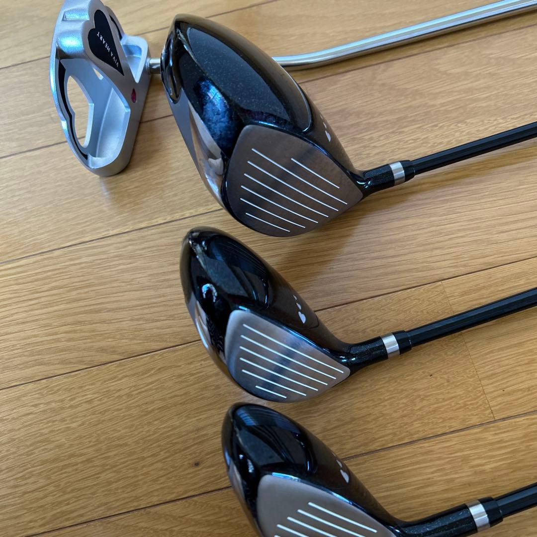 VIVA HEART 初心者 レディース ゴルフ クラブセット