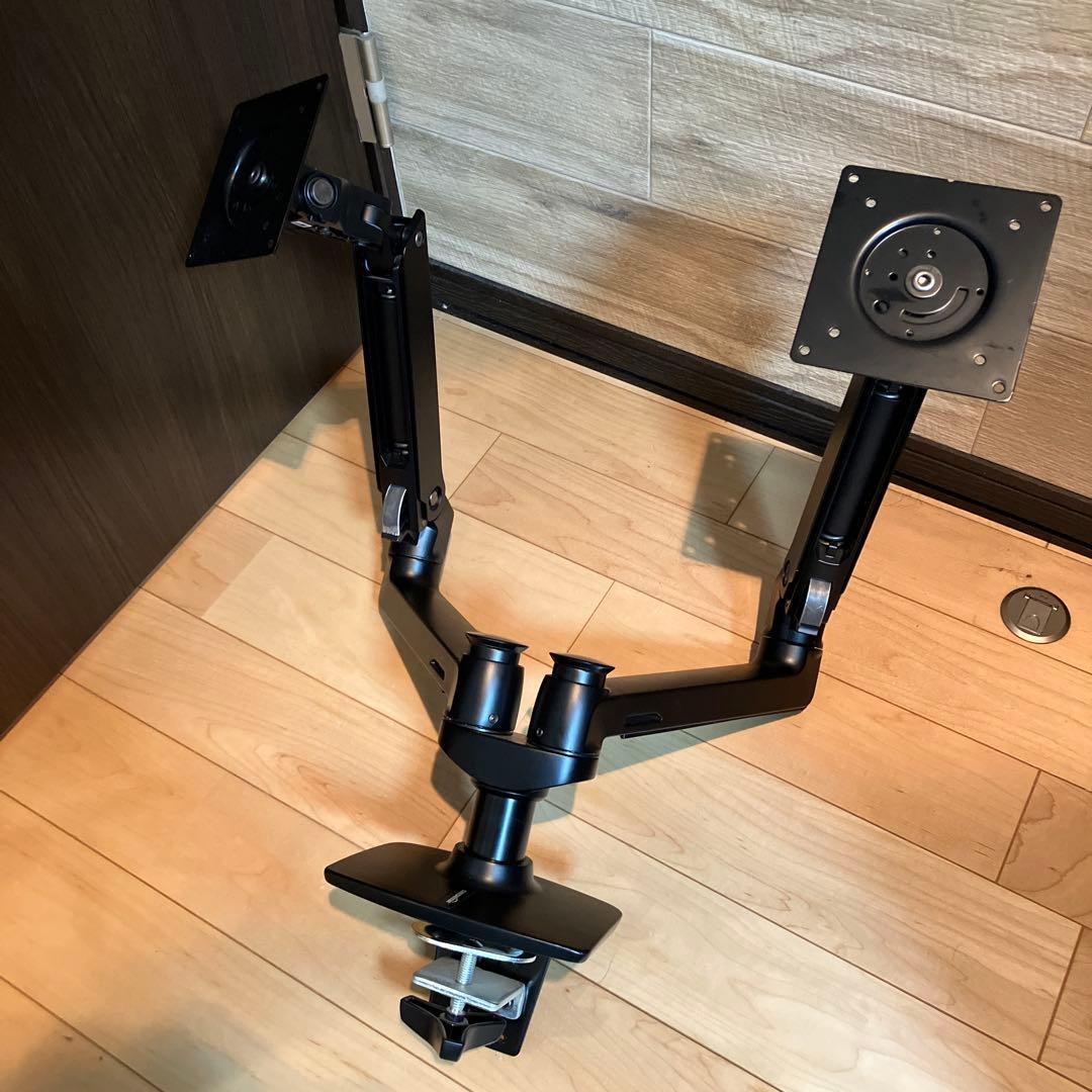 Amazonベーシック　デュアルモニターアーム　エルゴロトン　OEM