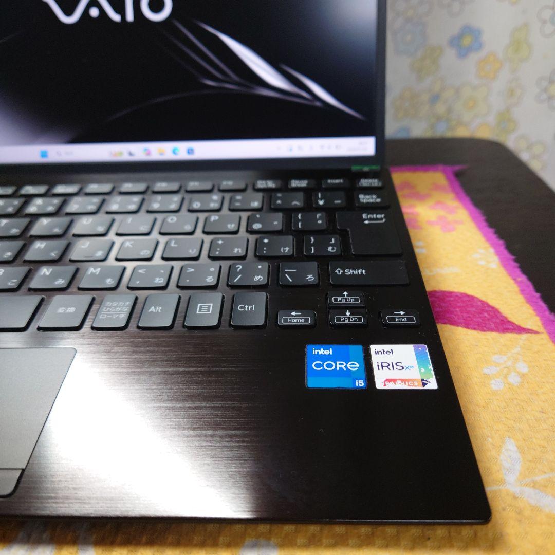 アダプターなし。11世代i5！小型軽量！VAIO proPJ21！メモリ16G！