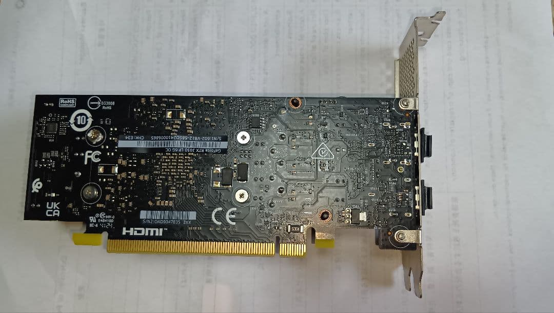 GeForce RTX 3050 LP OC グラフィックボード