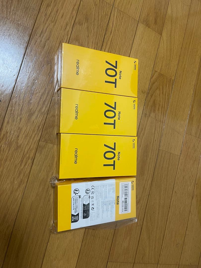 realme note 70T 4個セット