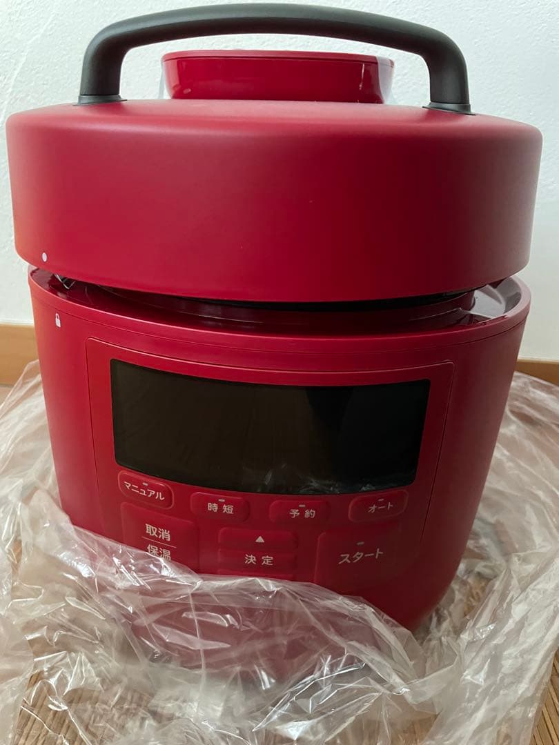 siroca 電気圧力鍋 レッド