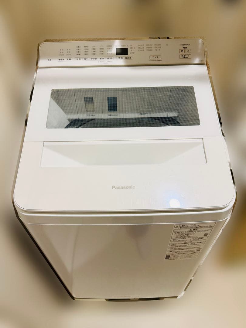 2022年製 8kg Panasonic自動投入洗濯機 NA-FA8K1